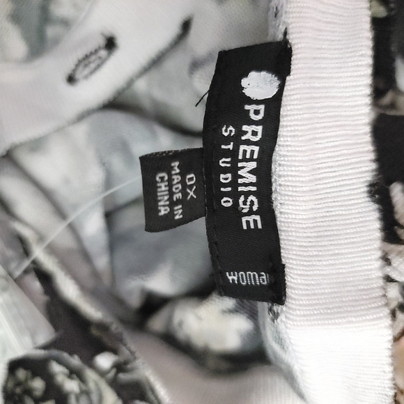 NWT Premise Black Multi Color Lightweight Button Cardigan Size 0X Plus… - Picture 7 of 9